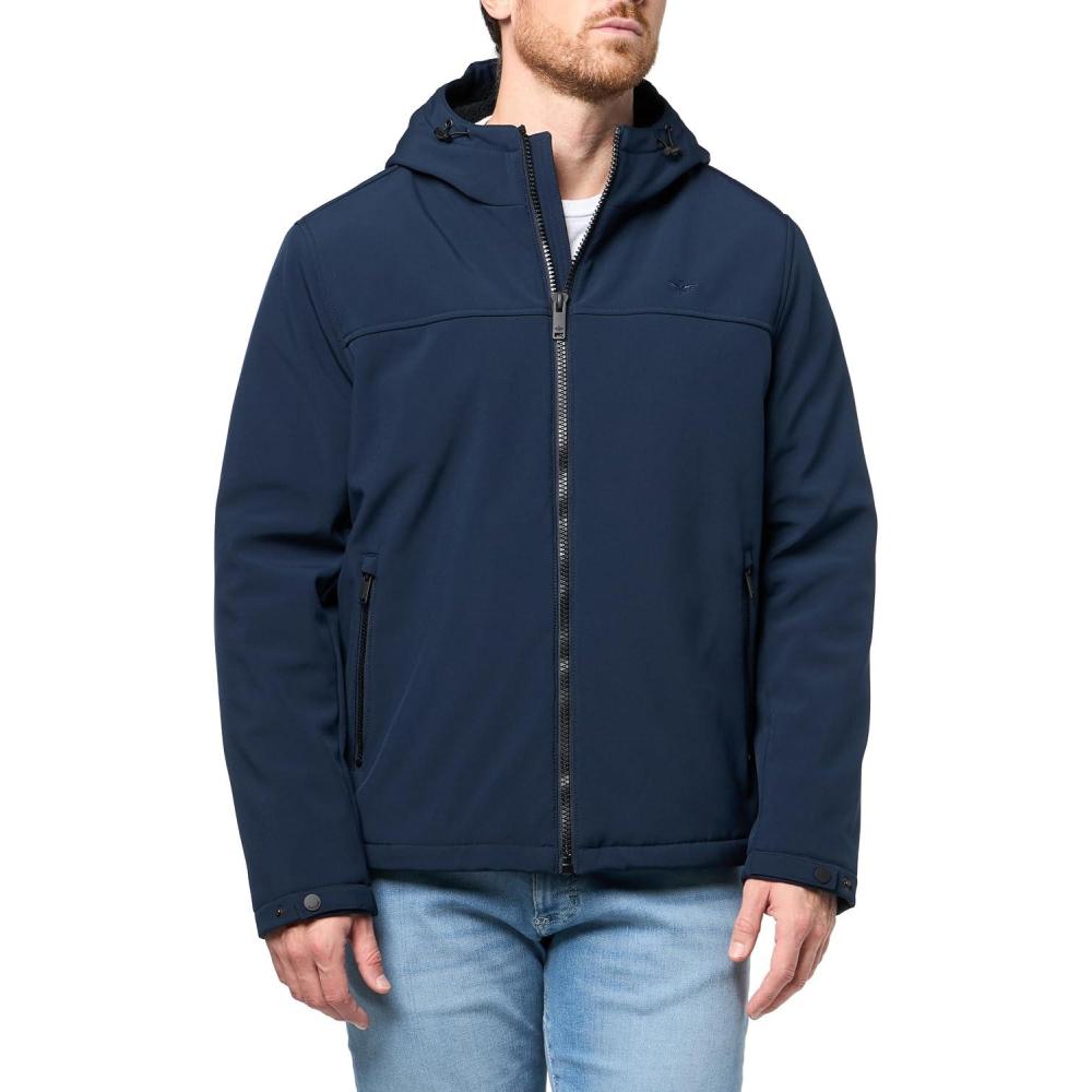imageDOCKERS mens Hooded Zipup JacketMidnight