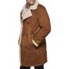 imageDOCKERS mens Faux Shearling Midlength OvercoatCognac