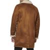 imageDOCKERS mens Faux Shearling Midlength OvercoatCognac