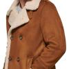 imageDOCKERS mens Faux Shearling Midlength OvercoatCognac