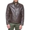 imageDOCKERS mens The Dylan Faux Leather Racer JacketDark Brown