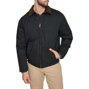 imageDOCKERS mens Cotton Twill Bomber Jacket With Padded LiningBlack