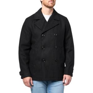 imageDOCKERS mens Wool Blend PeacoatBlack