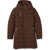 imageTommy Hilfiger women Solid Long Puffer Untrimmed Hood Long JacketBrown