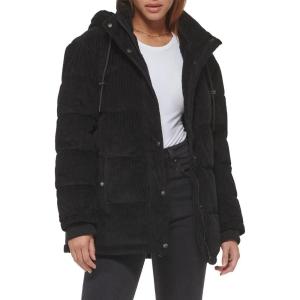 imageLevis womens Quilted Bubble PufferBlack Corduroy
