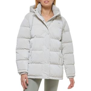 imageLevis womens Quilted Bubble PufferHigh Shine Ice