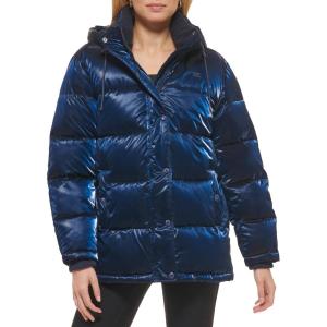 imageLevis womens Quilted Bubble PufferHigh Shine Midnight