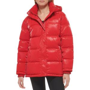 imageLevis womens Quilted Bubble PufferHigh Shine Red