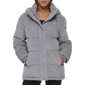 imageLevis womens Quilted Bubble PufferLight Grey Corduroy