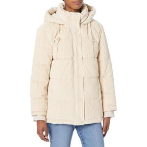 imageLevis womens Quilted Bubble PufferTapioca Corduroy