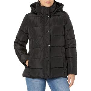 imageTommy Hilfiger womens Zip Up Short Puffer JacketBlack