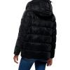 image:imageDKNY Womens Faux Fur Trim Hood Down Puffer CoatDeep Black