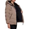image:imageDKNY Womens Faux Fur Trim Hood Down Puffer CoatTaupe