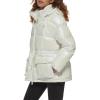 image:imageLevis Womens Megan Hooded Quilted Puffer Jacket With Adjustable WaistNew Polished Cream