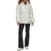 image:imageLevis Womens Megan Hooded Quilted Puffer Jacket With Adjustable WaistNew Polished Cream