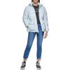 image:imageLevis Womens Megan Hooded Quilted Puffer Jacket With Adjustable WaistPlein Air Light Blue