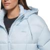 image:imageLevis Womens Megan Hooded Quilted Puffer Jacket With Adjustable WaistPlein Air Light Blue