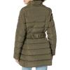 image:imageTommy Hilfiger Womens Fur Long Puffer Hooded Belt JacketJuniper