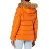 image:imageTommy Hilfiger womens Fur Hood Zip Up Short Puffer JacketPumpkin