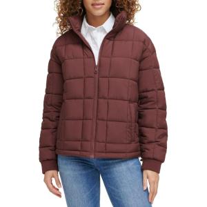 image:imageLevis Womens Box Quilted Puffer JacketDark Chocolate