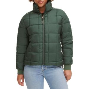 image:imageLevis Womens Box Quilted Puffer JacketDarkest Spruce