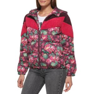 image:imageLevis Womens Molly Sherpa Lined Puffer JacketPlum Floral Multi