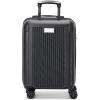 image:imageMarc New York Lotus 21 Upright Luggage Blue Steel Carry OnBlack