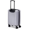 image:imageMarc New York Lotus 21 Upright Luggage Blue Steel Carry OnSilver