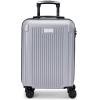 image:imageMarc New York Lotus 21 Upright Luggage Blue Steel Carry OnSilver