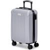 image:imageMarc New York Lotus 21 Upright Luggage Blue Steel Carry OnSilver