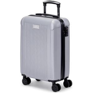 image:imageMarc New York Lotus 21 Upright Luggage Blue Steel Carry OnSilver