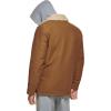image:imageCalvin Klein Mens Sherpa Lined Cotton Coach JacketCoach Cognac