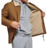 image:imageCalvin Klein Mens Sherpa Lined Cotton Coach JacketCoach Cognac