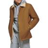 image:imageCalvin Klein Mens Sherpa Lined Cotton Coach JacketCoach Cognac