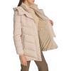 image:imageCalvin Klein Womens Casual Hooded Zip Front Puffer Long Sleeve CoatBarley