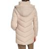 image:imageCalvin Klein Womens Casual Hooded Zip Front Puffer Long Sleeve CoatBarley