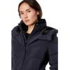 image:imageCalvin Klein Womens Casual Hooded Zip Front Puffer Long Sleeve CoatClassic Navy