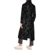 image:imageCalvin Klein Womens Faux Fur Jacket Petite Standard PlusVelvet Black