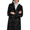 image:imageCalvin Klein Womens Faux Fur Jacket Petite Standard PlusVelvet Black