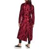 image:imageCalvin Klein Womens Faux Fur Jacket Petite Standard PlusVelvet Burgundy
