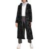 image:imageCalvin Klein Womens Faux Fur Jacket Petite Standard PlusVelvet Black