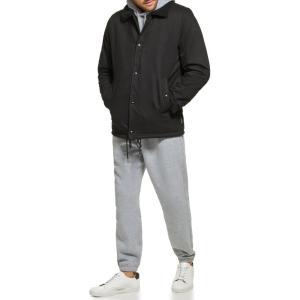 image:imageCalvin Klein Mens Sherpa Lined Cotton Coach JacketCoach Black