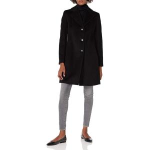 image:imageCalvin Klein womens Classic Wool Blend CoatClassic Black