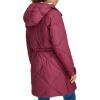 image:imageLevis Womens Soft Sherpa Lined Diamond Quilted Long Parka Jacket Standard amp Plus SizesNew Burgundy