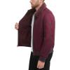 image:imageDKNY Mens Faux Shearling Bomber Jacket With Faux Fur CollarMulberry