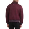 image:imageDKNY Mens Faux Shearling Bomber Jacket With Faux Fur CollarMulberry