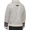 image:imageDKNY Mens Faux Shearling Bomber Jacket With Faux Fur CollarShearling Tundra