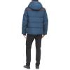 image:imageDKNY Mens Mixed Media Quilted Puffer JacketBlue Steel