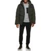 image:imageDKNY Mens Mixed Media Quilted Puffer JacketDark Olive