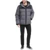 image:imageDKNY Mens Mixed Media Quilted Puffer JacketHeather Charcoal